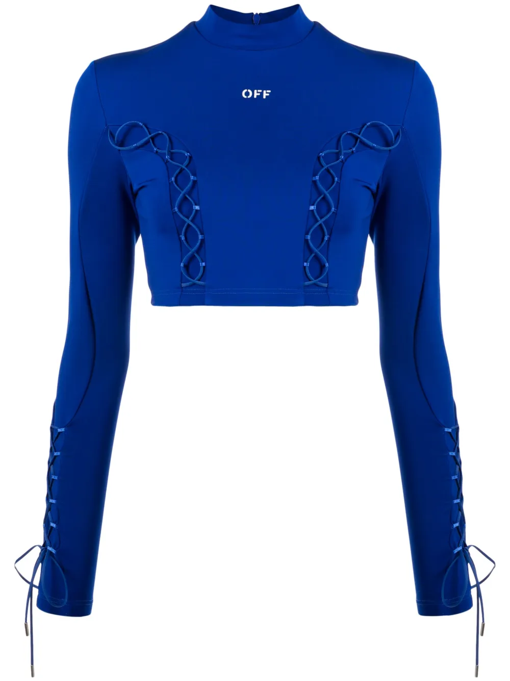 Укороченный топ со шнуровкой OFF-WHITE, синий
Укороченный топ со шнуровкой OFF-WHITE, синий