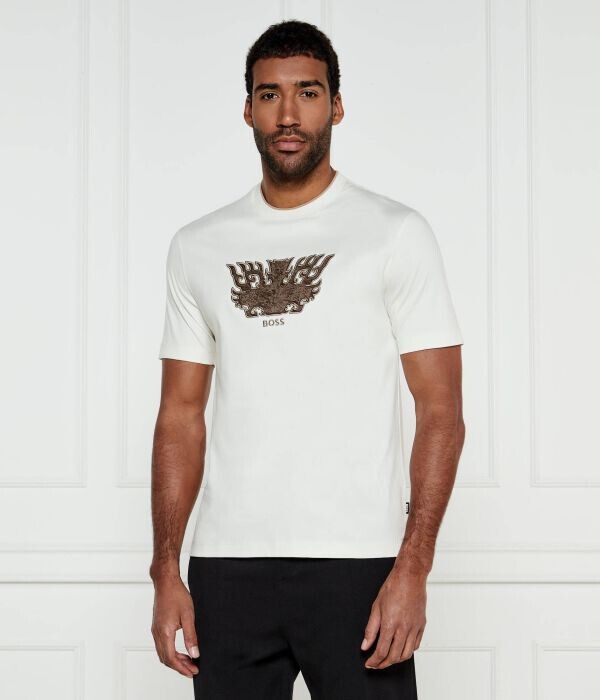 Футболка Boss x Creation of the Gods Regular Fit, экрю
Футболка Boss x Creation of the Gods Regular Fit, экрю