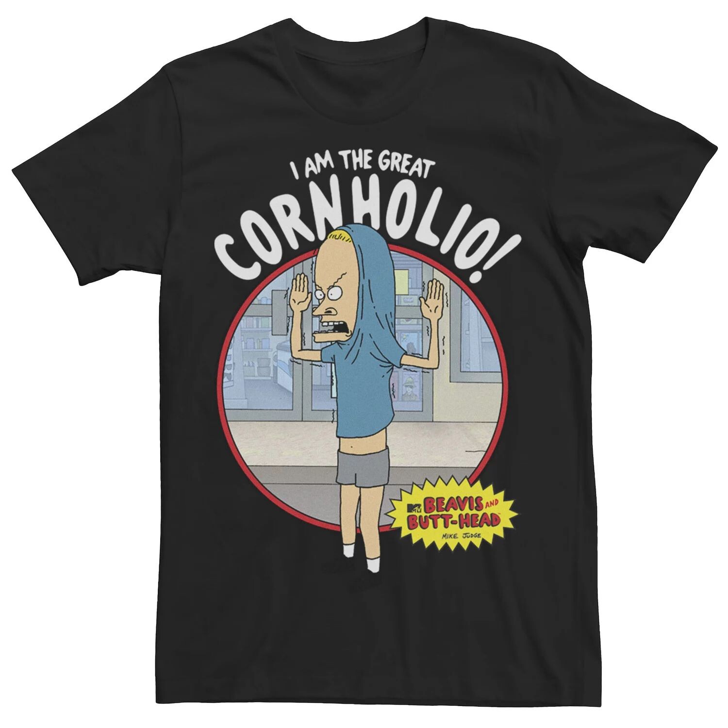 Мужская футболка Beavis and Butthead The Great Cornholio Licensed Character
Мужская футболка Beavis and Butthead The Great Cornholio Licensed Character