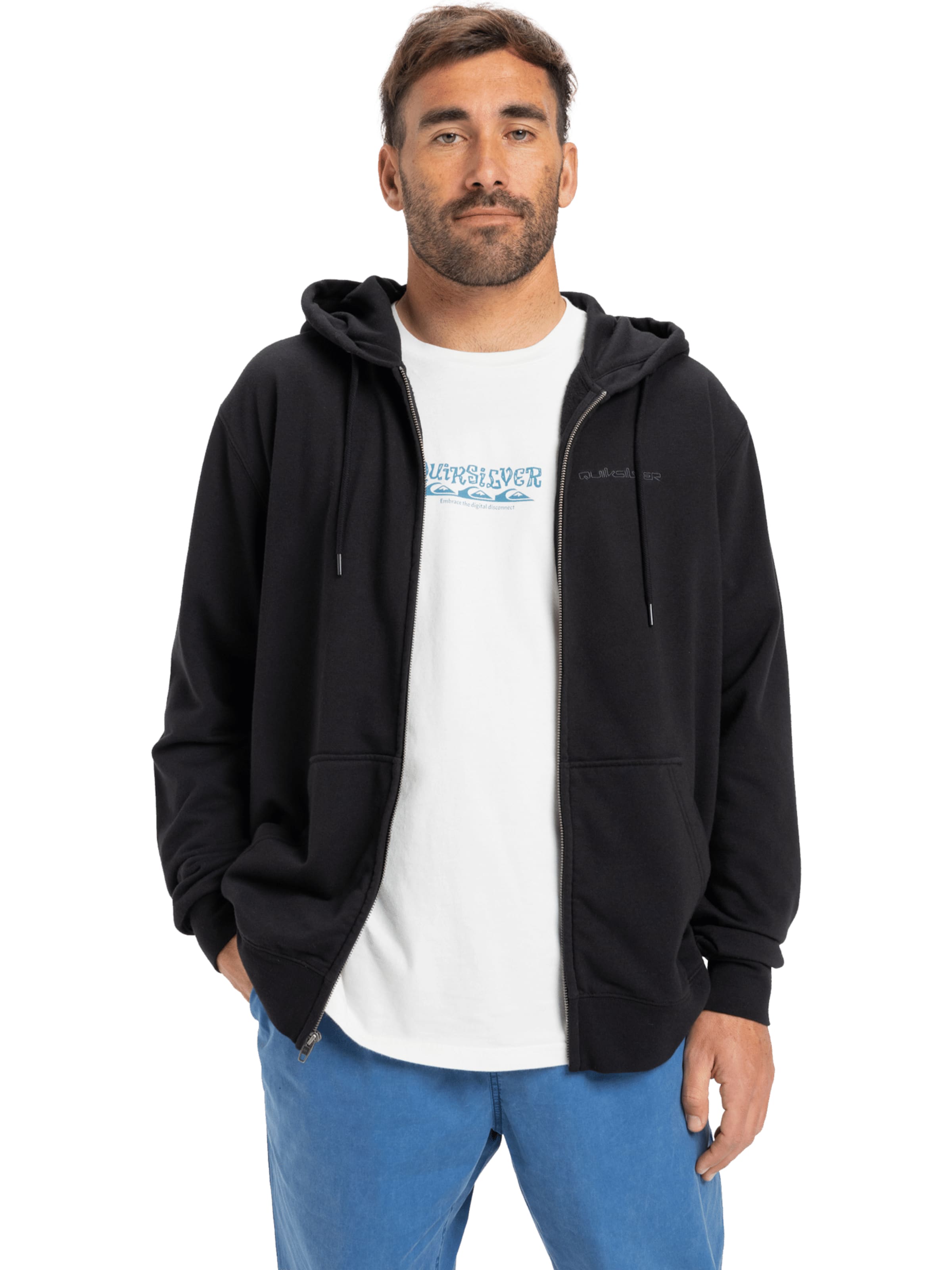 QUIKSILVER Флисовая куртка 'Salt Water' в черном цвете
QUIKSILVER Флисовая куртка 'Salt Water' в черном цвете