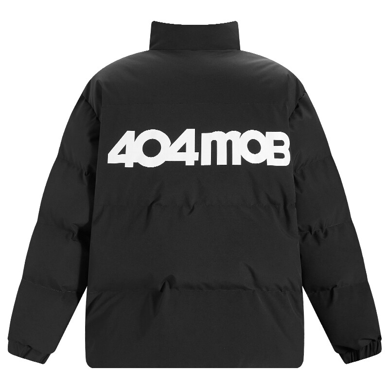 404MOB GANG Стеганая куртка унисекс, Черный 
404MOB GANG Стеганая куртка унисекс, Черный