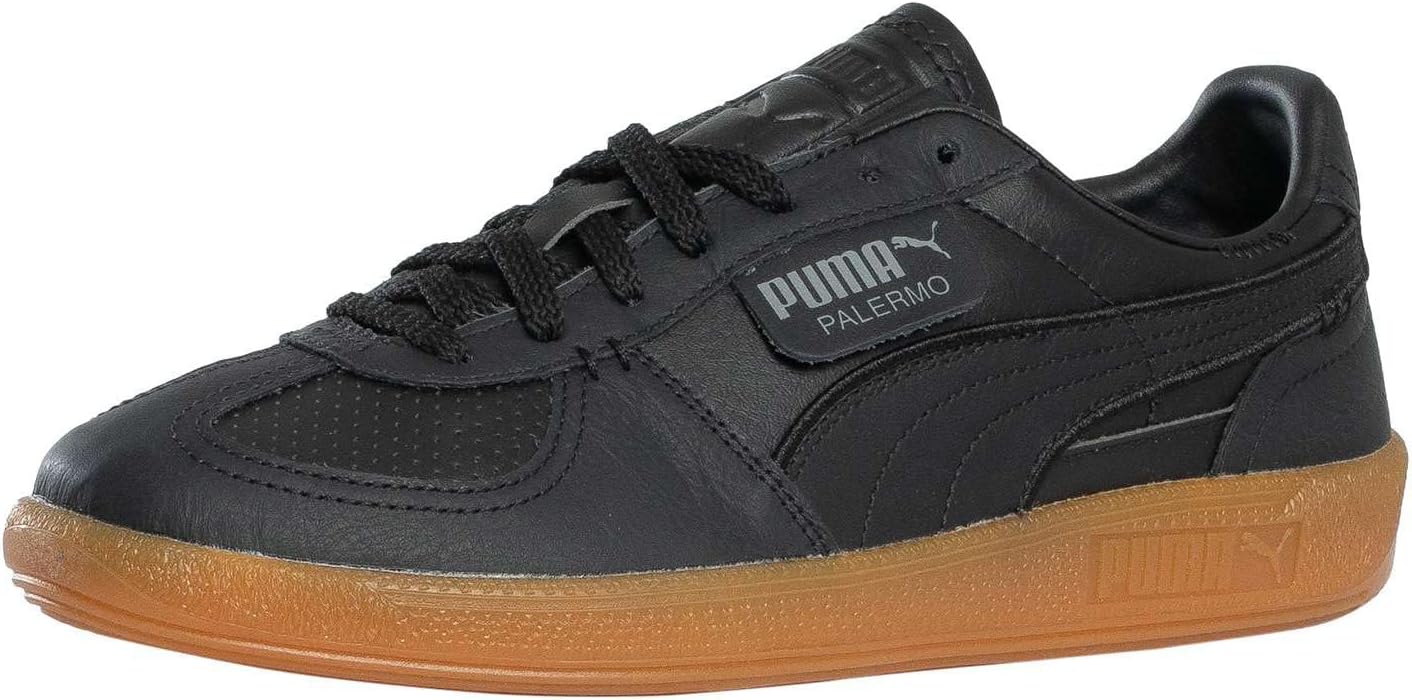 Мужские кожаные кроссовки PUMA Palermo, черный/резиновый
Мужские кожаные кроссовки PUMA Palermo, черный/резиновый