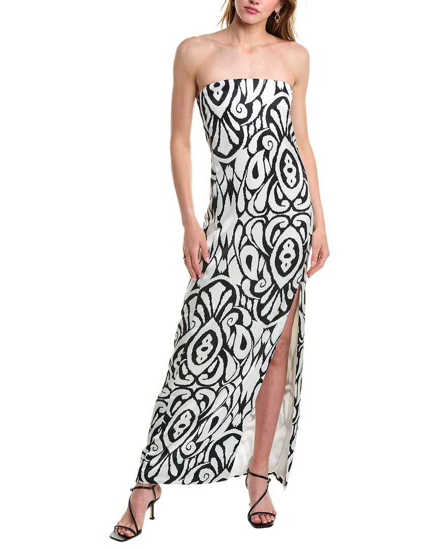 Платье-труба без бретелек Nicholas Axelie, белый 
Платье-труба без бретелек Nicholas Axelie, белый