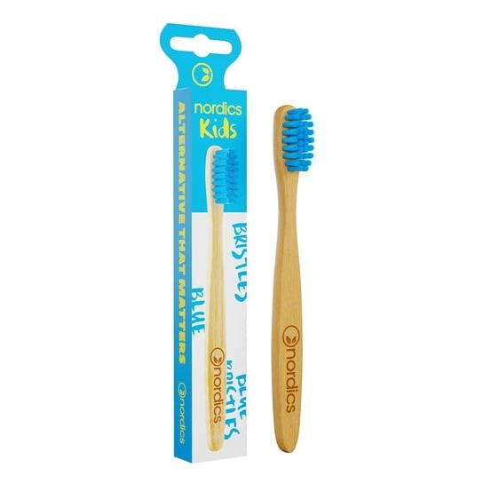 Бамбуковая зубная щетка для детей, синяя Nordics,Kids Bamboo Toothbrush
Бамбуковая зубная щетка для детей, синяя Nordics,Kids Bamboo Toothbrush