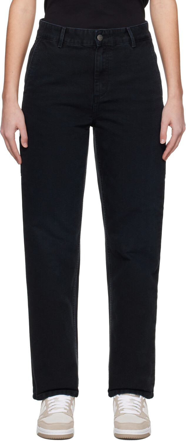 Черные брюки Pierce Carhartt Work In Progress, Stone canvas black
Черные брюки Pierce Carhartt Work In Progress, Stone canvas black