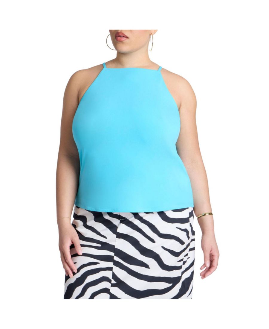 Женская майка с квадратным вырезом ELOQUII, Blue curacao
Женская майка с квадратным вырезом ELOQUII, Blue curacao