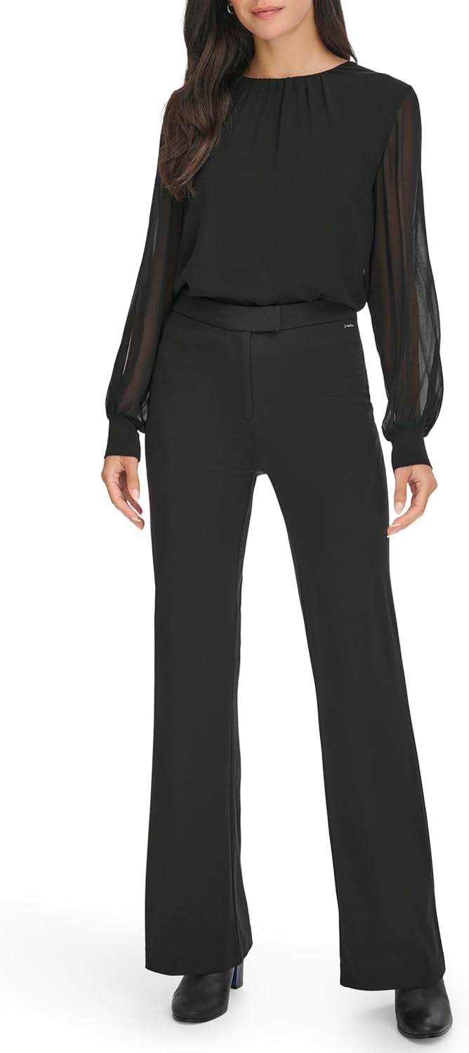 Женские брюки Calvin Klein Wide Leg, Black
Женские брюки Calvin Klein Wide Leg, Black