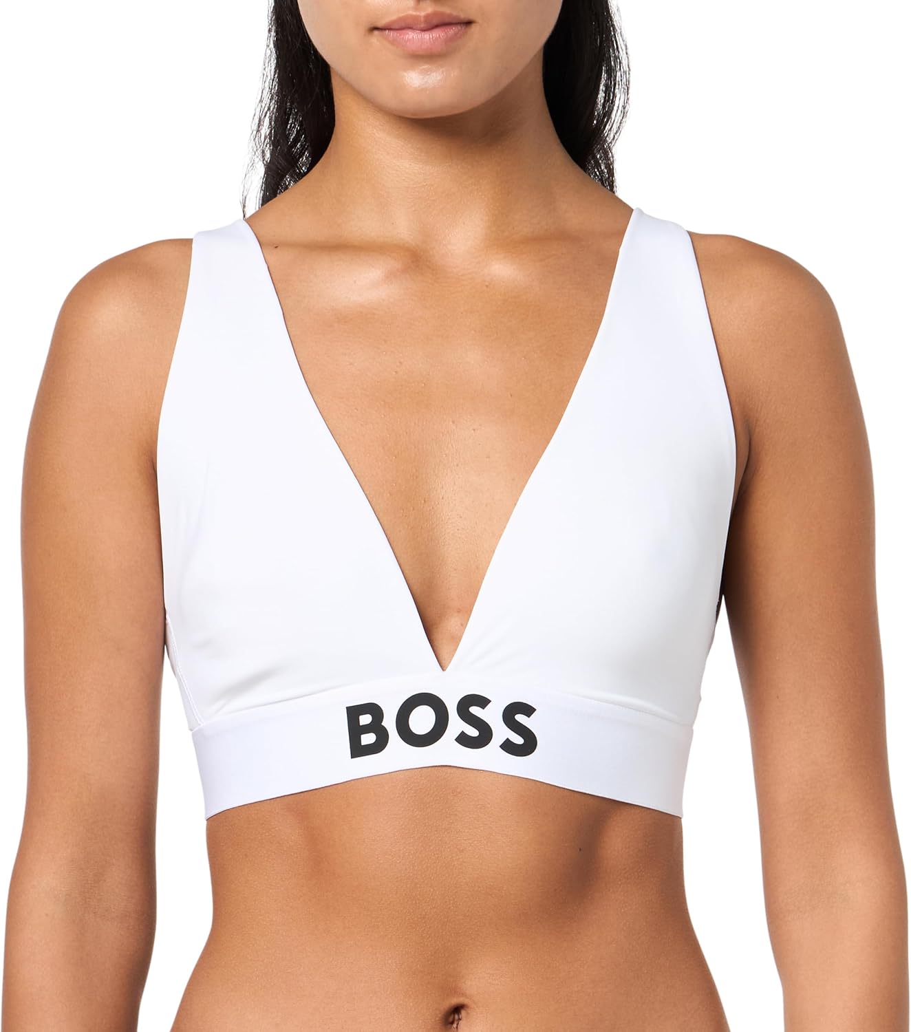 BOSS Женский бюстгальтер-треугольник с регулируемыми бретелями и мягкими чашками, White
BOSS Женский бюстгальтер-треугольник с регулируемыми бретелями и мягкими чашками, White
