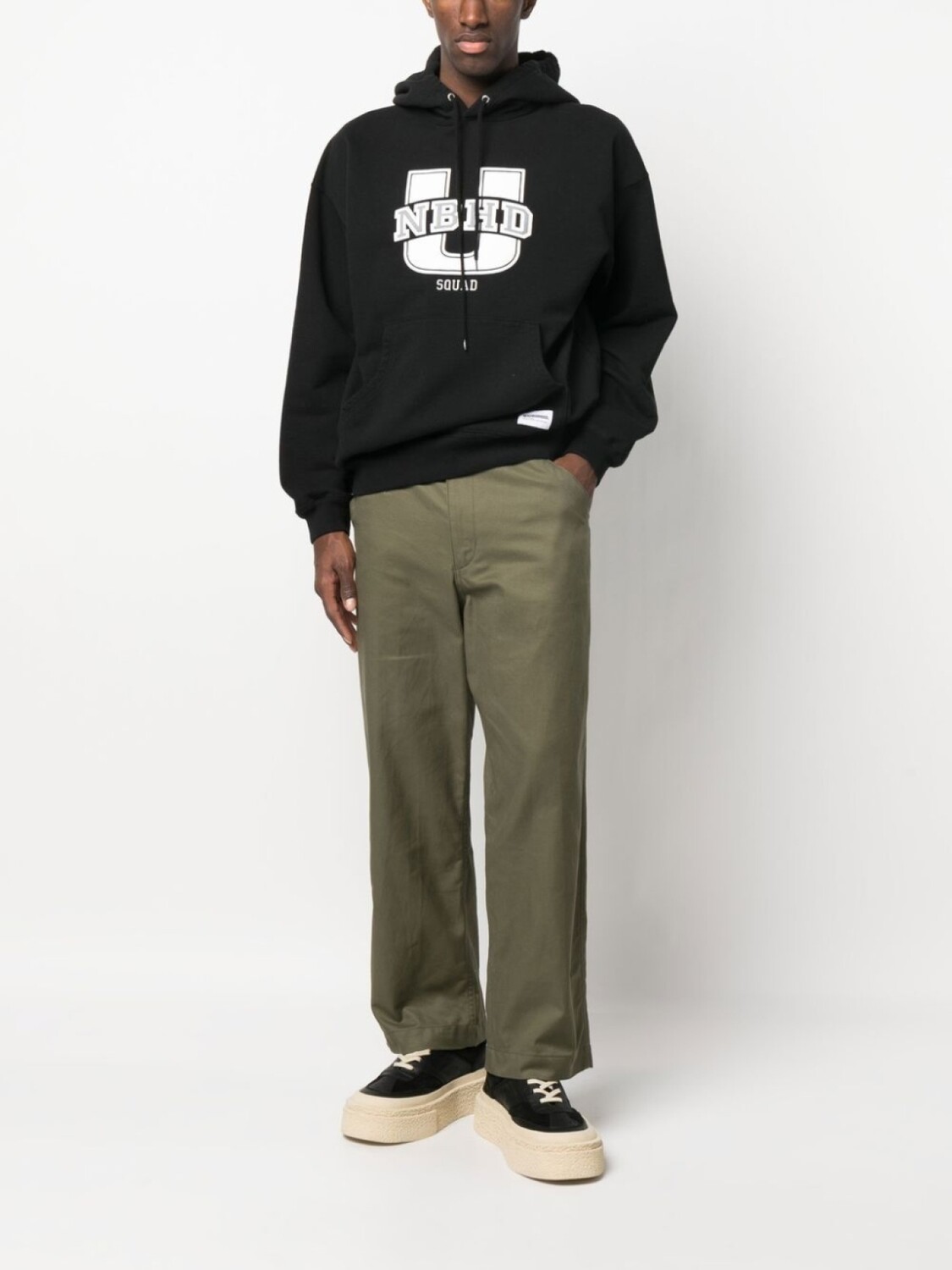 Neighborhood худи с логотипом, черный
Neighborhood худи с логотипом, черный