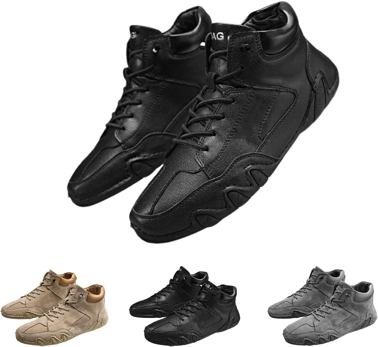 Мужские кожаные кроссовки-чукка Ainijia&Holo, черный
Мужские кожаные кроссовки-чукка Ainijia&Holo, черный