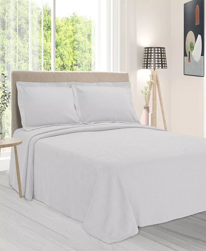 Всесезонный комплект из трех предметов покрывала Paisley Matelasse из 100 % хлопка, размер King Superior, белый
Всесезонный комплект из трех предметов покрывала Paisley Matelasse из 100 % хлопка, размер King Superior, белый