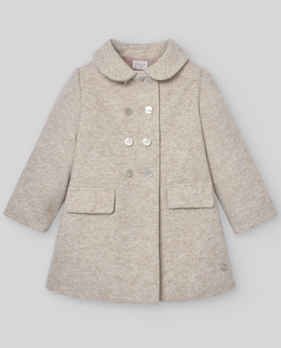 Детское пальто из шерсти коллекция Esencial Paz Rodríguez, бежевый
Детское пальто из шерсти коллекция Esencial Paz Rodríguez, бежевый