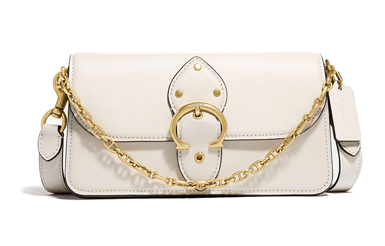 COACH Кожаная сумка через плечо с цепью
COACH Кожаная сумка через плечо с цепью