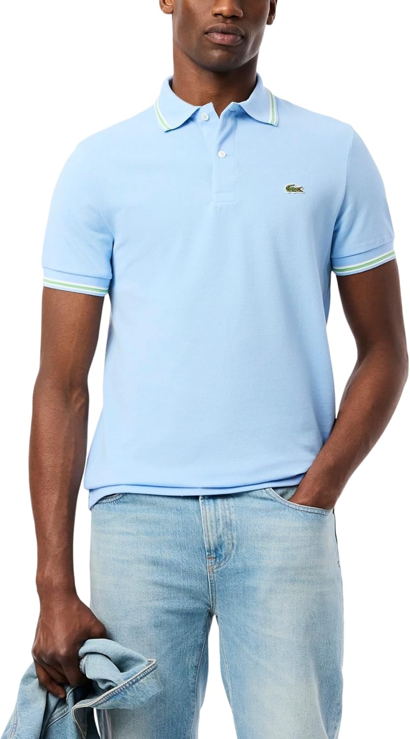 Lacoste мужская сезонная короткая рукавка обычного кроя поло с контрастным воротником, Overview
Lacoste мужская сезонная короткая рукавка обычного кроя поло с контрастным воротником, Overview