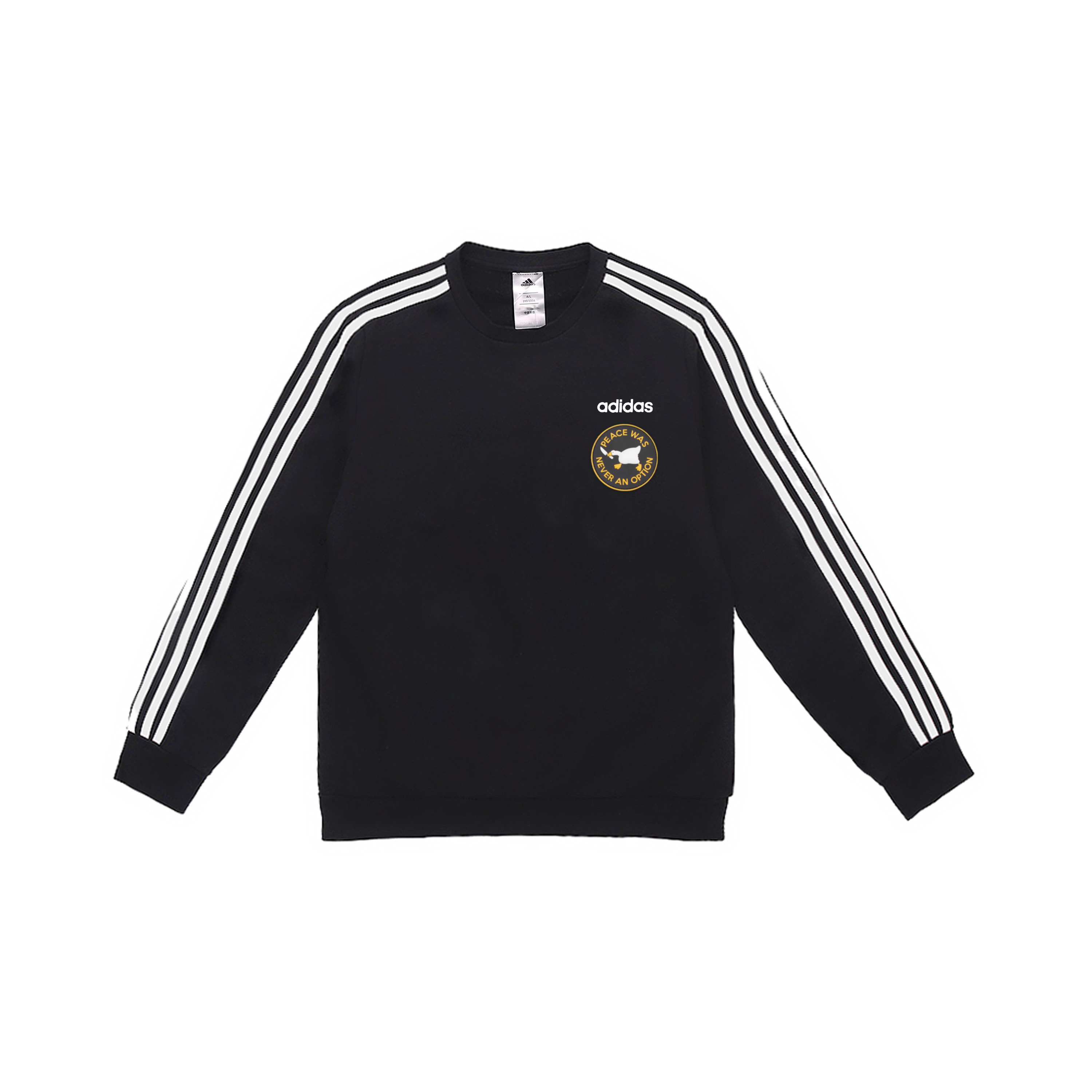 Свитшот мужской с 3 полосками Adidas, черный
Свитшот мужской с 3 полосками Adidas, черный