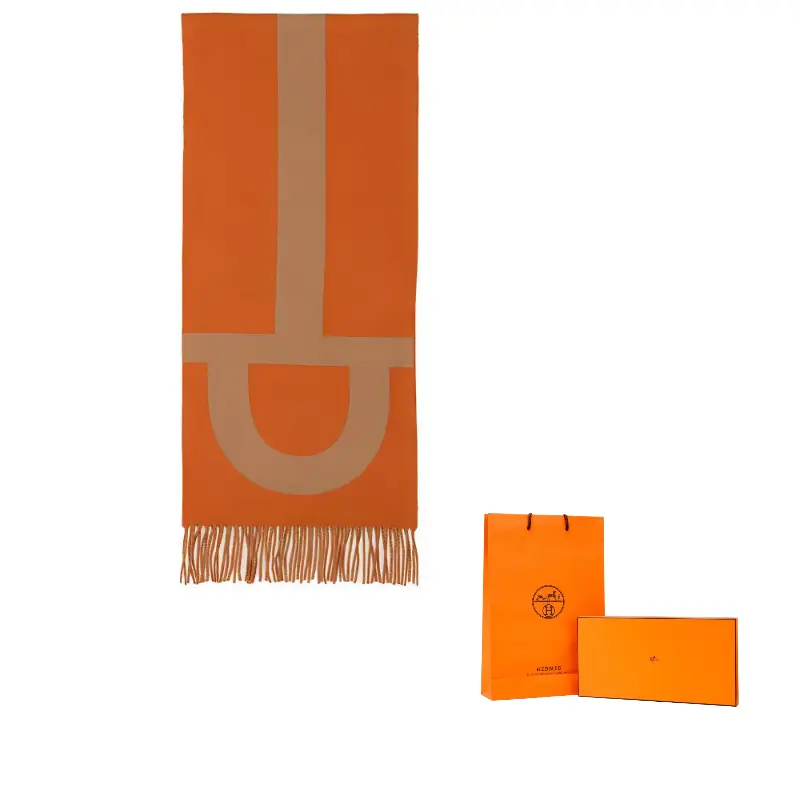 Hermes Кашемировые бархатные шарфы унисекс оранжевого цвета
Hermes Кашемировые бархатные шарфы унисекс оранжевого цвета