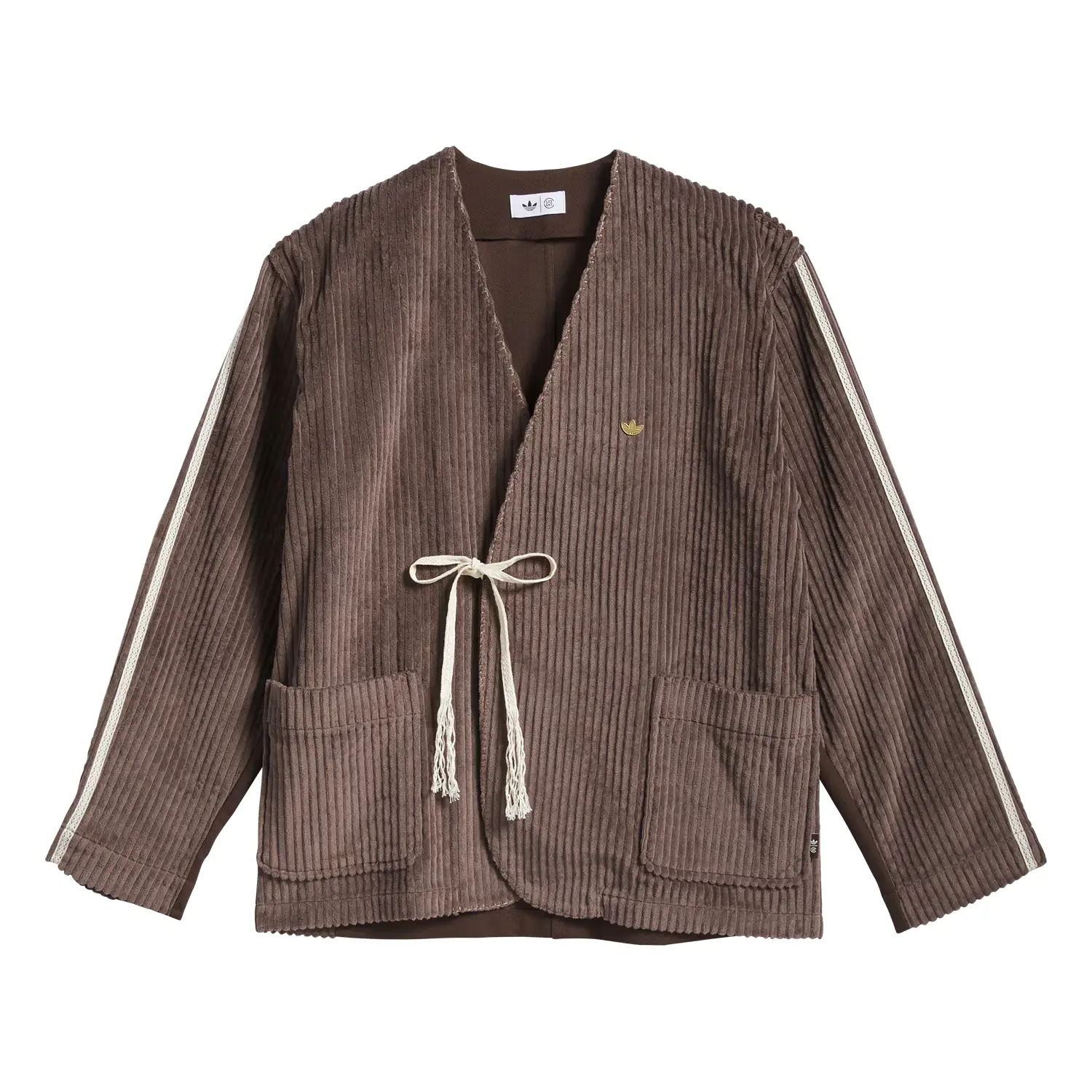 CLOT BY EDISON CHEN FW25 спортивная куртка Unisex Adidas Originals, темно-коричневый
CLOT BY EDISON CHEN FW25 спортивная куртка Unisex Adidas Originals, темно-коричневый