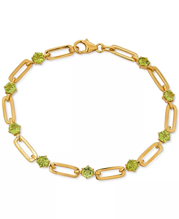 Браслет-Скрепка с гранатом (4 карата) из стерлингового серебра с 14-каратным золотом (также с цитрином, аметистом, перидотом и небесно-голубым топазом) Macy'S, peridot
Браслет-Скрепка с гранатом (4 карата) из стерлингового серебра с 14-каратным золотом (также с цитрином, аметистом, перидотом и небесно-голубым топазом) Macy'S, peridot