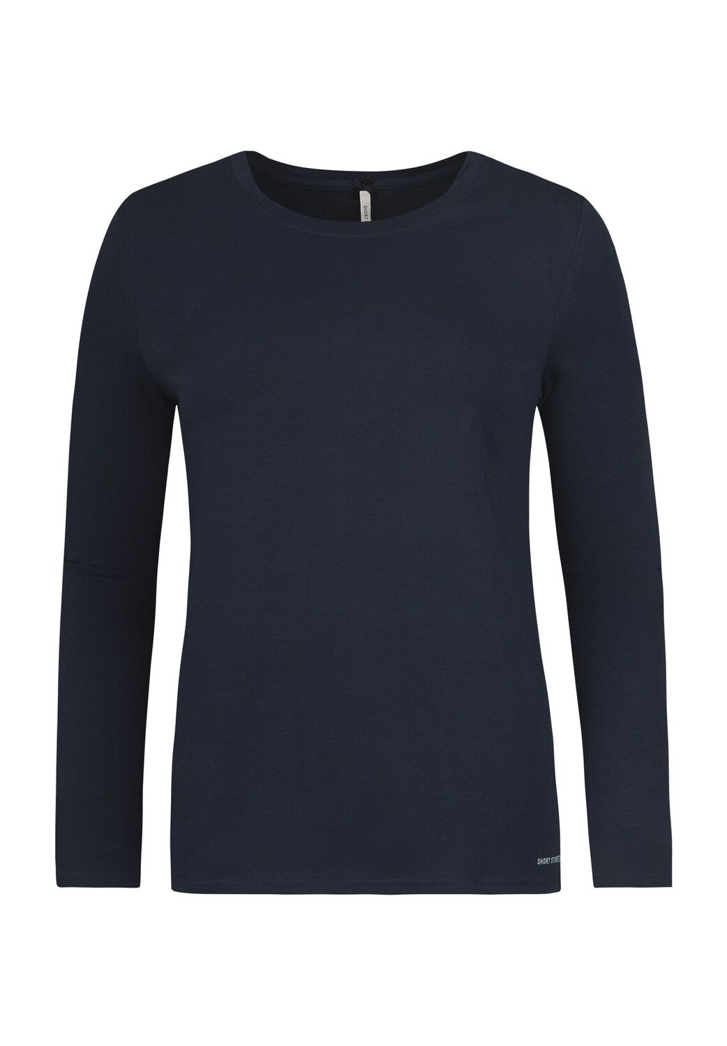 Рубашка с длинными рукавами, базовая, круглый вырез, женская SHORT STORIES, темно-синий
Рубашка с длинными рукавами, базовая, круглый вырез, женская SHORT STORIES, темно-синий