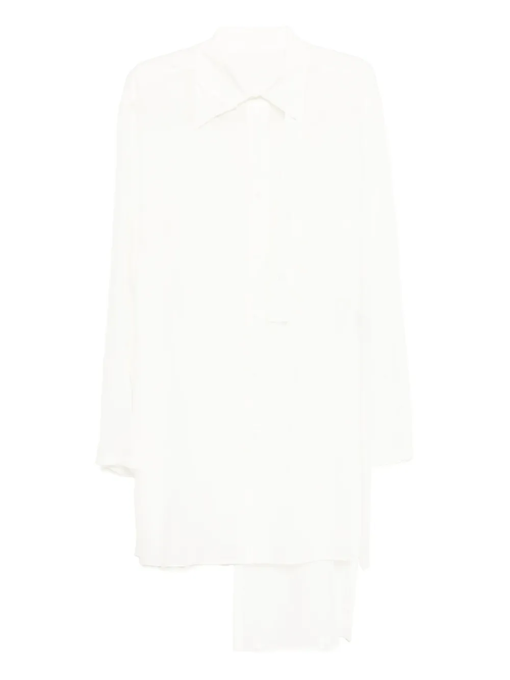 Рубашка с двойным воротником Yohji Yamamoto, нейтральный
Рубашка с двойным воротником Yohji Yamamoto, нейтральный