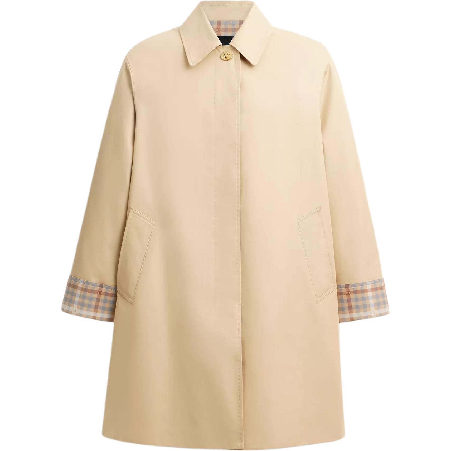 COACH Женское светло-бежевое тренч, Light Khaki
COACH Женское светло-бежевое тренч, Light Khaki