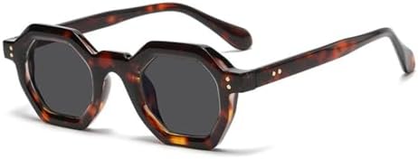 Модные солнцезащитные очки Polygon Small для женщин, ретро-очки с заклепками, мужские солнцезащитные очки UV400, трендовые солнцезащитные очки для активного отдыха MTZJH, Leopard Grey
Модные солнцезащитные очки Polygon Small для женщин, ретро-очки с заклепками, мужские солнцезащитные очки UV400, трендовые солнцезащитные очки для активного отдыха MTZJH, Leopard Grey