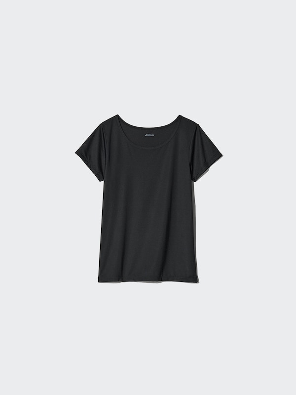 Сетчатая футболка AIRism с овальным вырезом Uniqlo, 09 black, Черный, Сетчатая футболка AIRism с овальным вырезом Uniqlo, 09 black
Сетчатая футболка AIRism с овальным вырезом Uniqlo, 09 black, Черный, Сетчатая футболка AIRism с овальным вырезом Uniqlo, 09 black