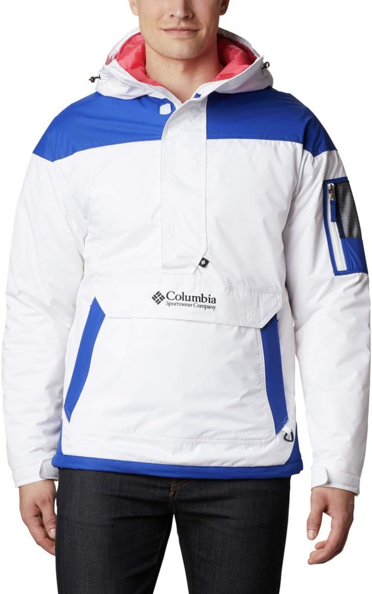 Куртка Columbia Challenger Remastered для мужчин, White, Lapis Blue.
Куртка Columbia Challenger Remastered для мужчин, White, Lapis Blue.