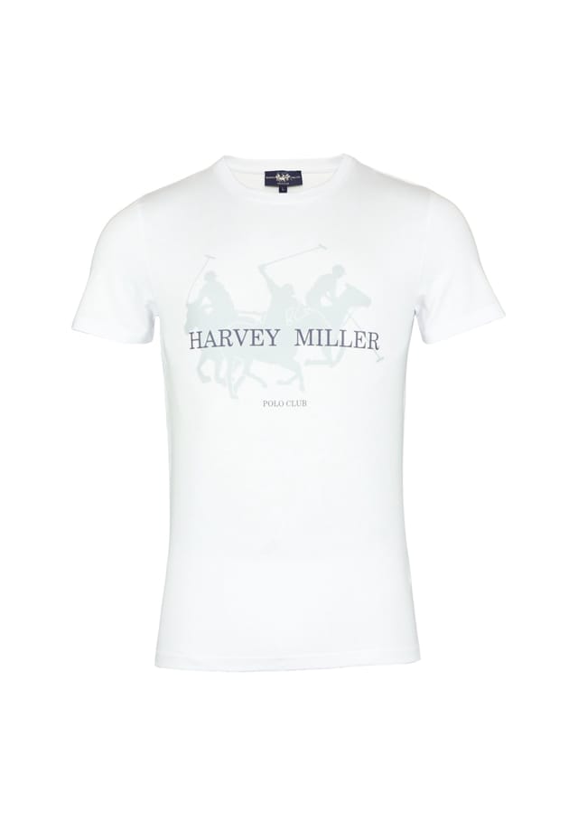 Футболка с коротким рукавом лошади Harvey Miller, белый 
Футболка с коротким рукавом лошади Harvey Miller, белый