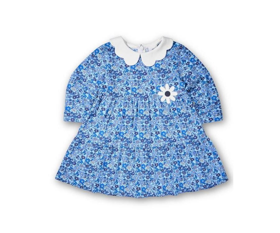 Вязаное платье с цветочным принтом и цветами Florence Eiseman, Blue
Вязаное платье с цветочным принтом и цветами Florence Eiseman, Blue