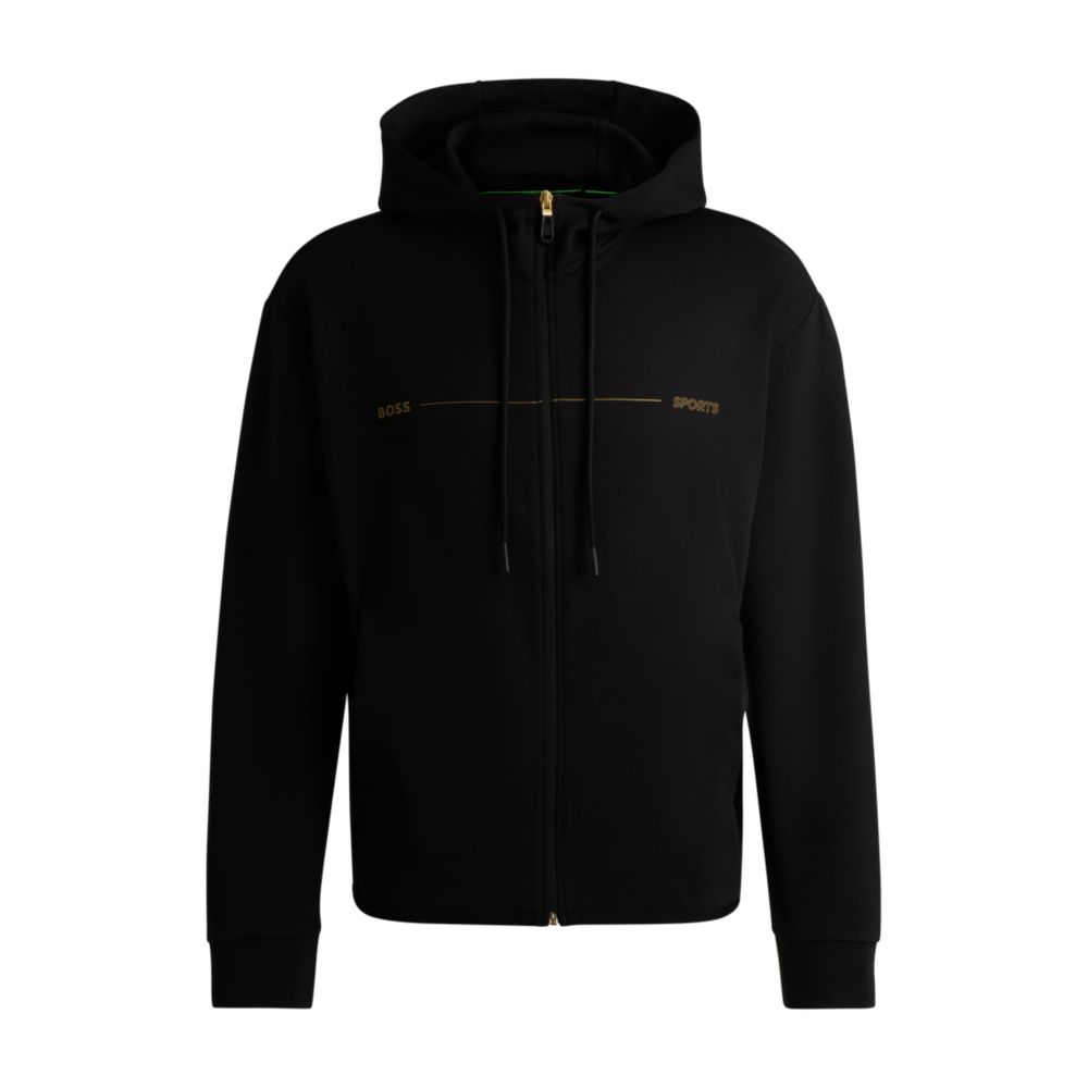 Толстовка с капюшоном на молнии с напечатанным рисунком BOSS, черный
Толстовка с капюшоном на молнии с напечатанным рисунком BOSS, черный