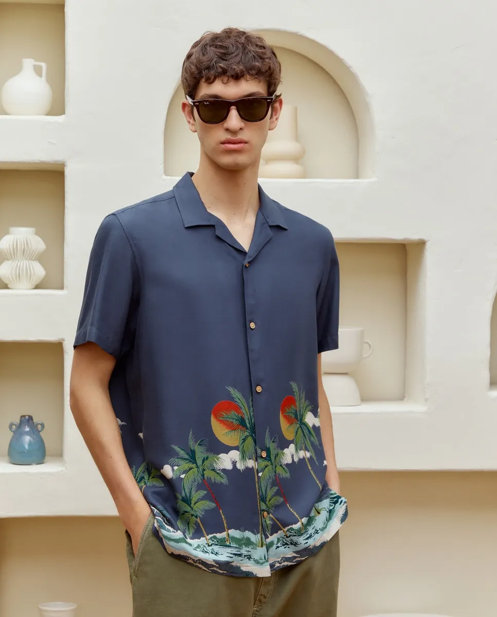 Мужская рубашка с коротким рукавом Green Coast, синий
Мужская рубашка с коротким рукавом Green Coast, синий