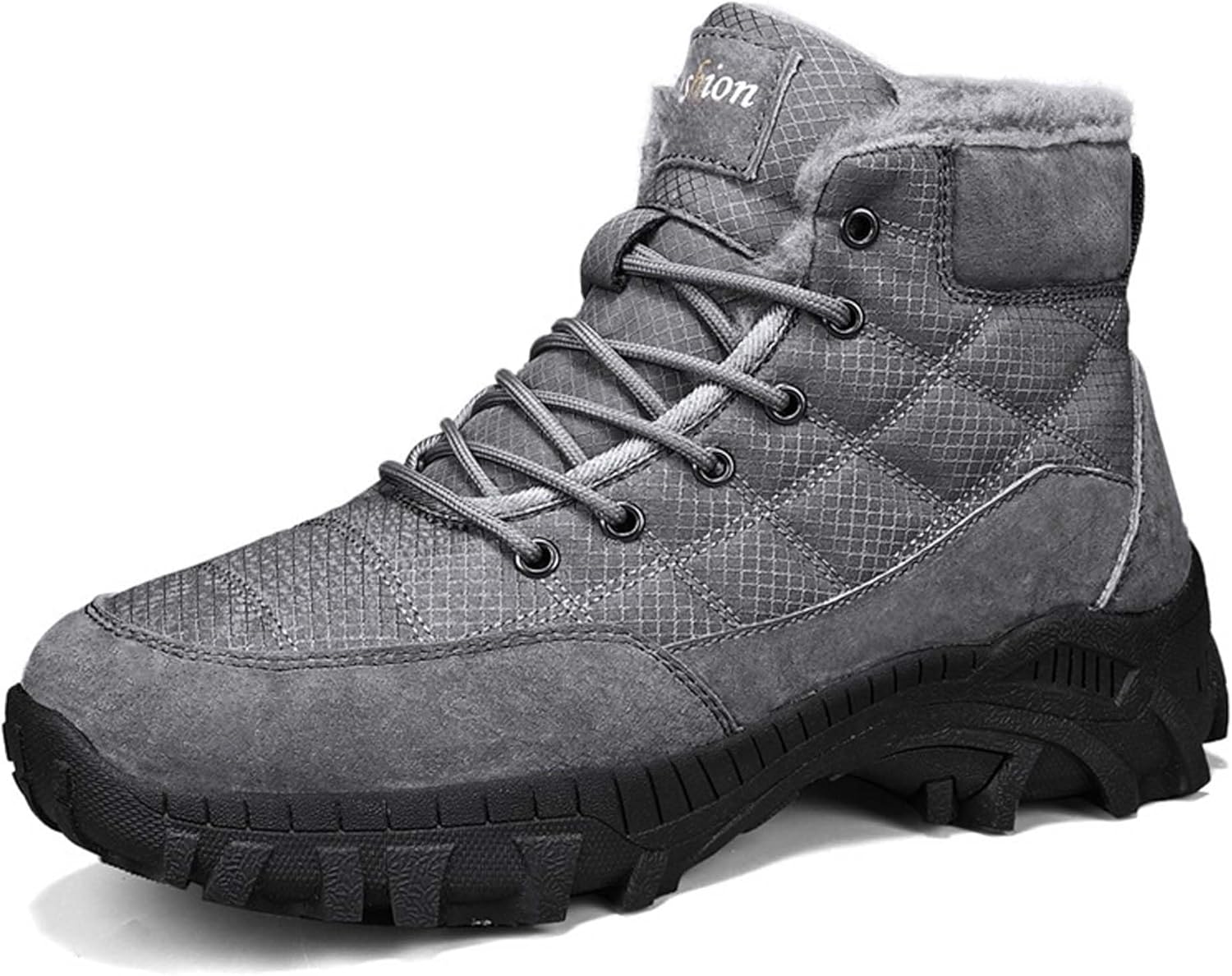Мужские водонепроницаемые зимние ботинки большого размера с меховой подкладкой для походов зимой, высокие спортивные прогулочные ботинки с хлопковой подкладкой и противоскользящей подошвой Generic, серый
Мужские водонепроницаемые зимние ботинки большого размера с меховой подкладкой для походов зимой, высокие спортивные прогулочные ботинки с хлопковой подкладкой и противоскользящей подошвой Generic, серый
