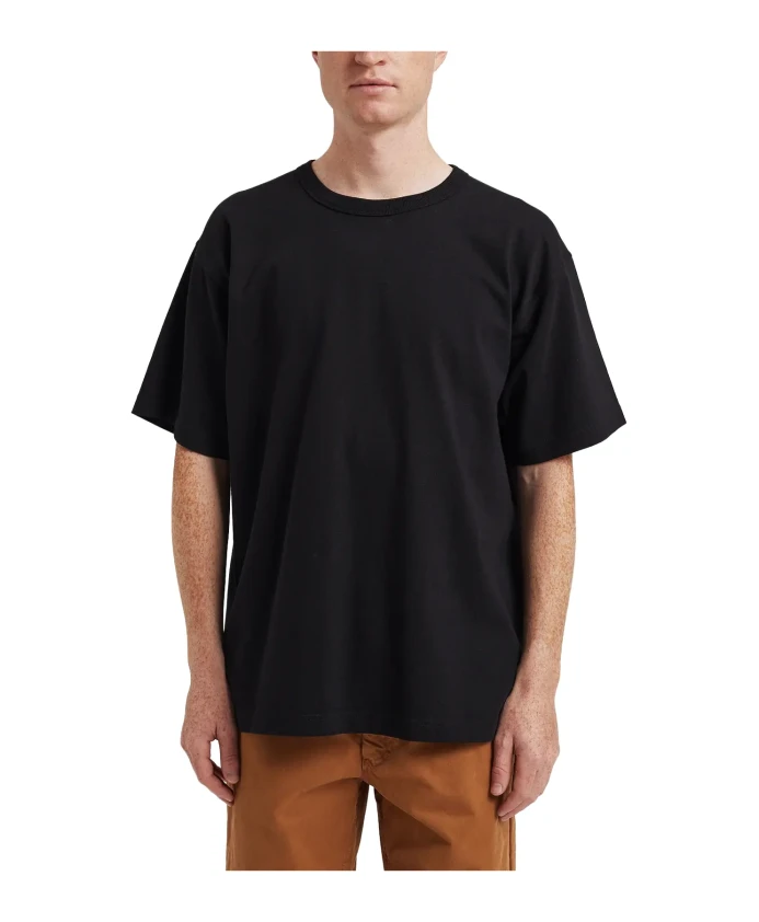 Черная плотная футболка, городской стиль Norse Projects, черный
Черная плотная футболка, городской стиль Norse Projects, черный