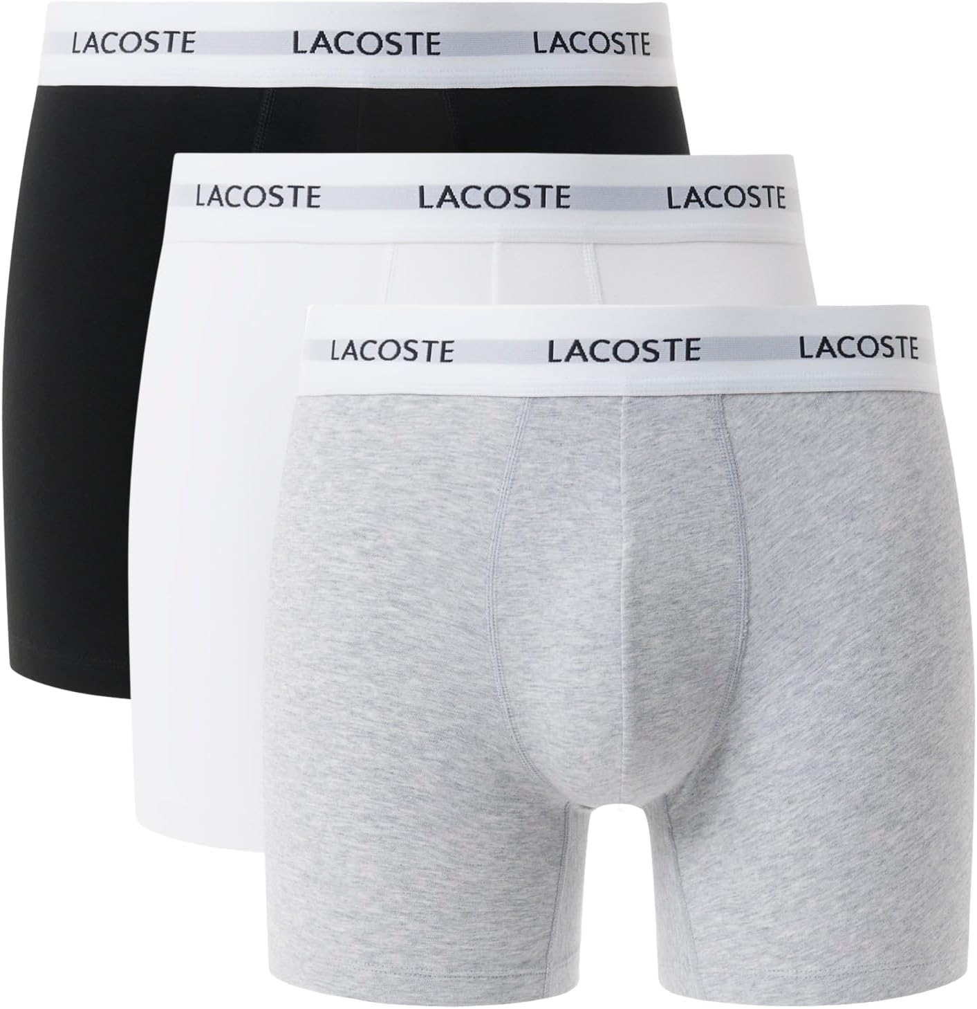 Lacoste мужские боксеры 3 шт, Black/White/Grey
Lacoste мужские боксеры 3 шт, Black/White/Grey