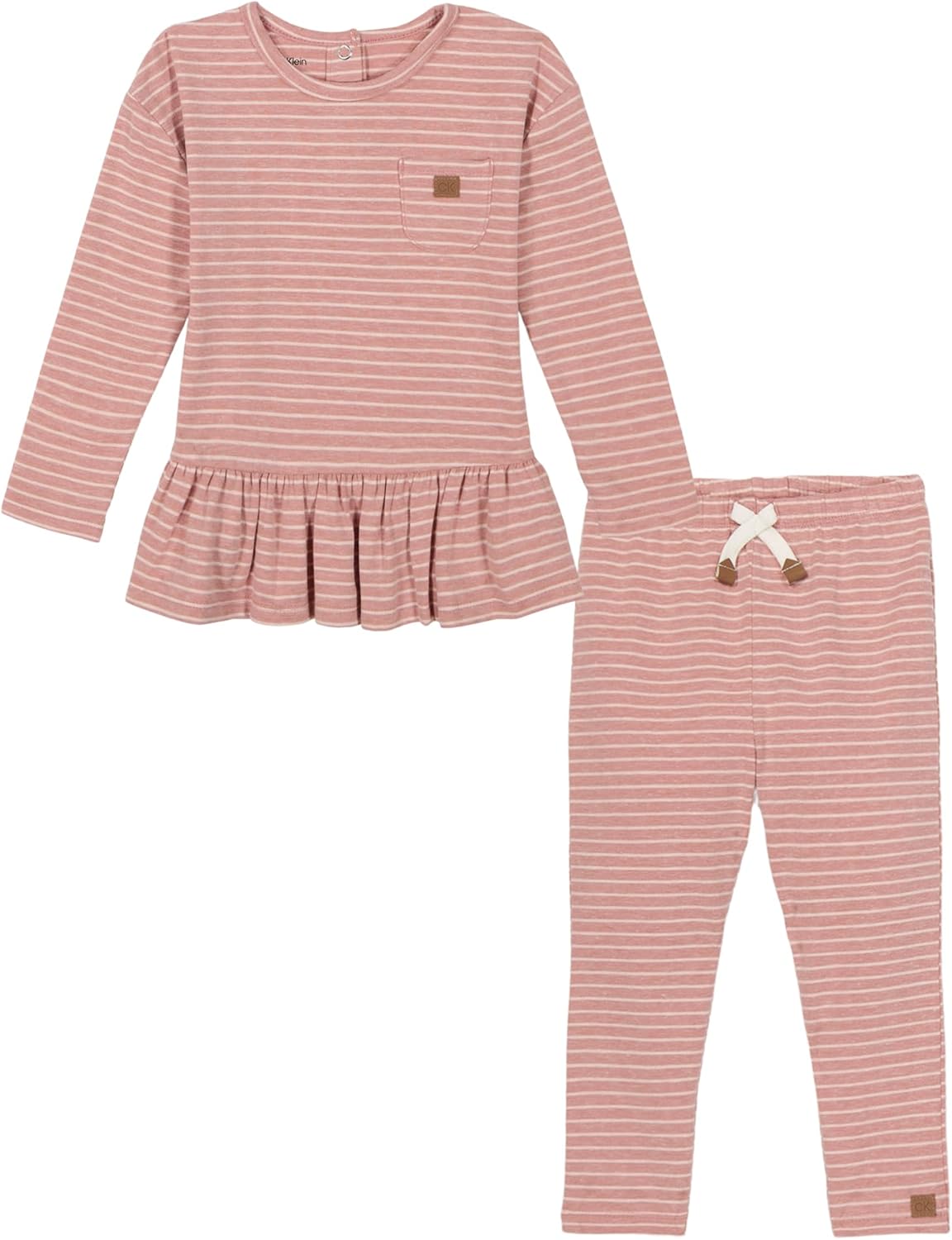 Комплект из 2-х модных леггинсов Calvin Klein для девочек, Ash Rose
Комплект из 2-х модных леггинсов Calvin Klein для девочек, Ash Rose