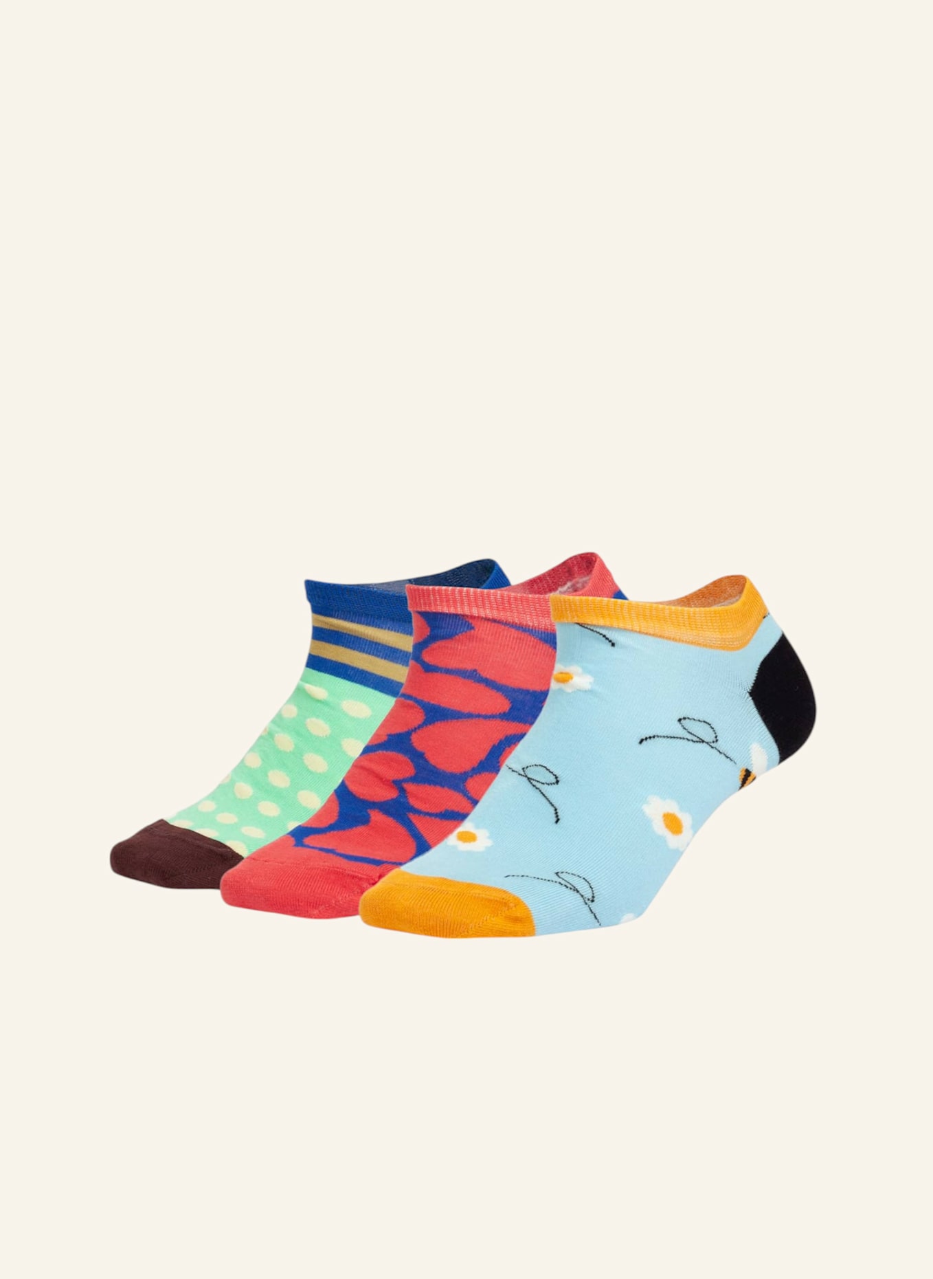 Носки короткие пчелиная любовь Dillysocks, мультиколор 
Носки короткие пчелиная любовь Dillysocks, мультиколор