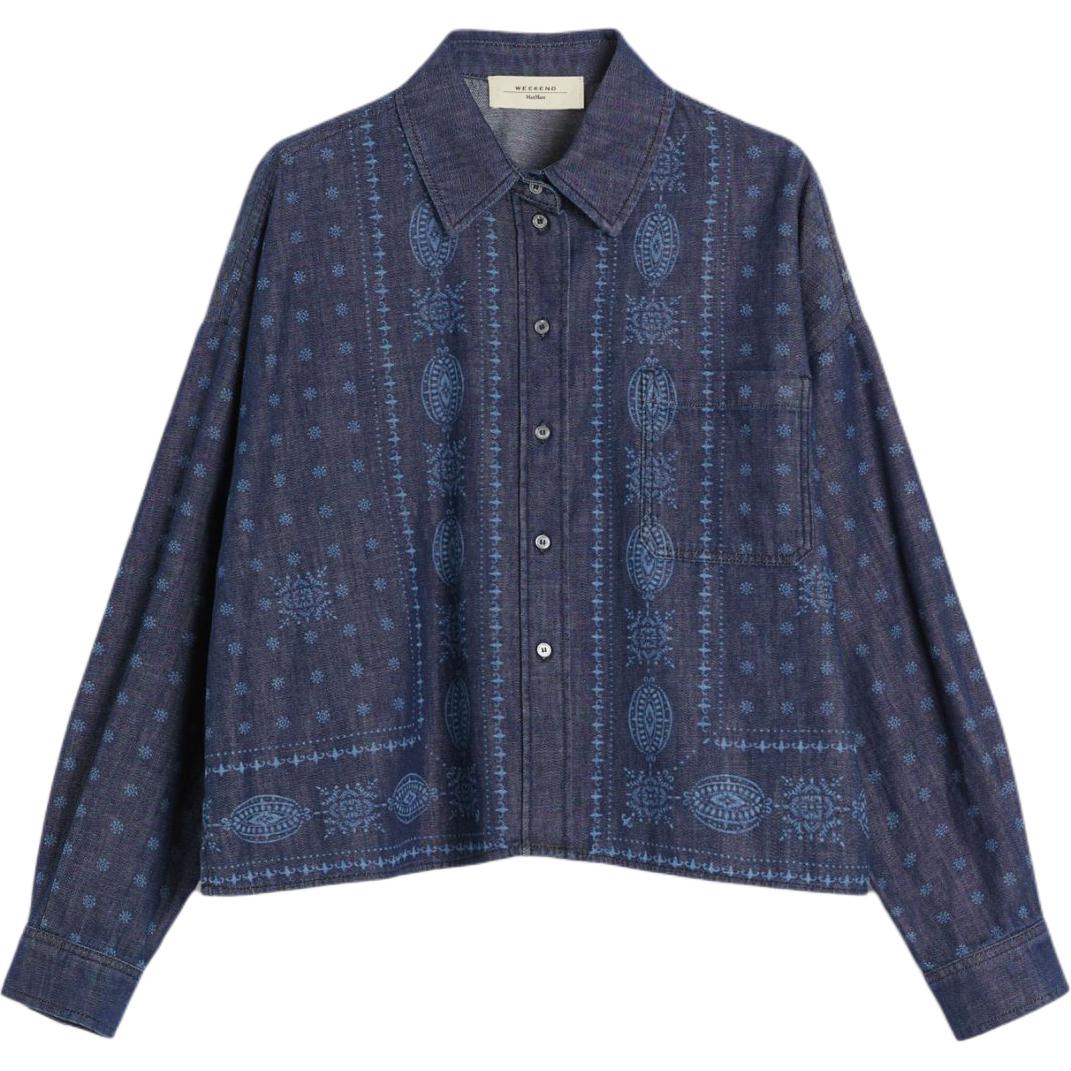 Рубашка Weekend Max Mara с принтом пейсли WEEKEND MaxMara, синий
Рубашка Weekend Max Mara с принтом пейсли WEEKEND MaxMara, синий