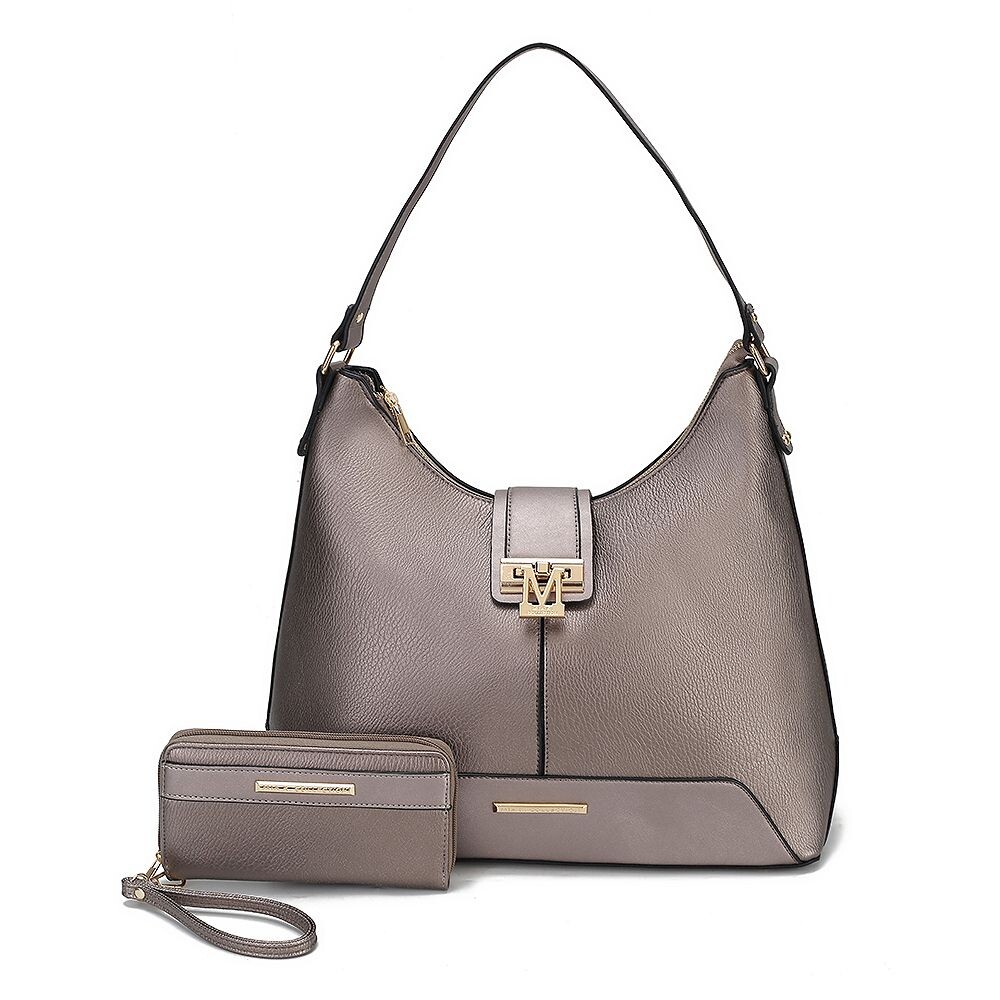 MKF Collection Graciela Женская сумка-хобо из веганской кожи от Mia k — 2 предмета, цвет Pewter
MKF Collection Graciela Женская сумка-хобо из веганской кожи от Mia k — 2 предмета, цвет Pewter
