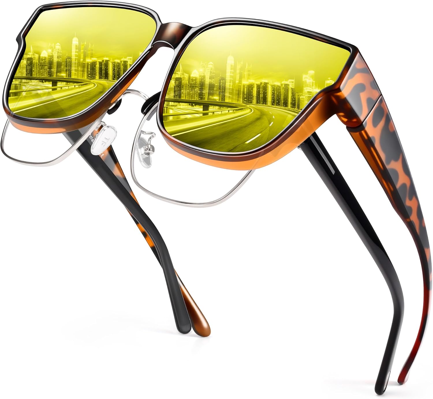 Поляризованные солнцезащитные очки URUMQI, надеваемые поверх обычных очков, для женщин, защита UV400, модные квадратные солнцезащитные очки для женщин и мужчин, B03 Glossy Tortoise Frame/Night Vision Lens
Поляризованные солнцезащитные очки URUMQI, надеваемые поверх обычных очков, для женщин, защита UV400, модные квадратные солнцезащитные очки для женщин и мужчин, B03 Glossy Tortoise Frame/Night Vision Lens