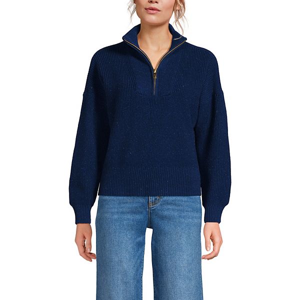 Женский свитер drifter shaker wedge quarter zip Lands' End, Navy Multi Donegal
Женский свитер drifter shaker wedge quarter zip Lands' End, Navy Multi Donegal