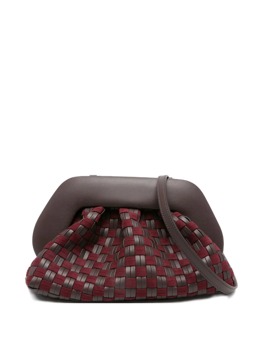 Плетеная сумка-сэтчел Tia Themoirè, коричневый
Плетеная сумка-сэтчел Tia Themoirè, коричневый