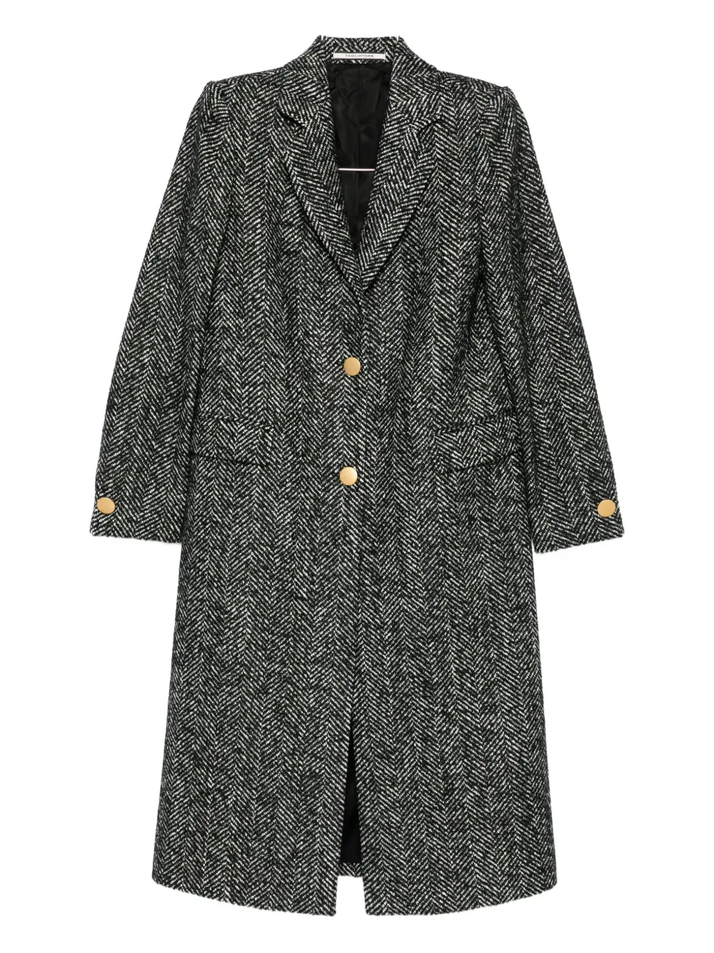Пальто с пуговицами в елочку TAGLIATORE, черный
Пальто с пуговицами в елочку TAGLIATORE, черный