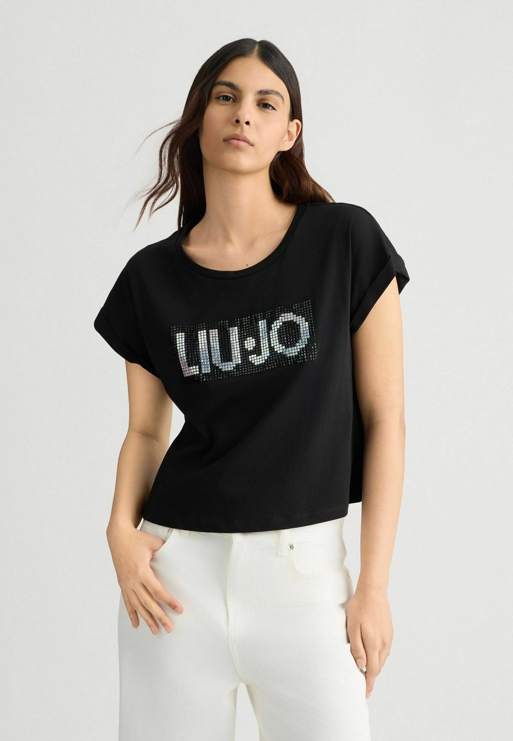 Футболка с принтом LIU JO, черный
Футболка с принтом LIU JO, черный