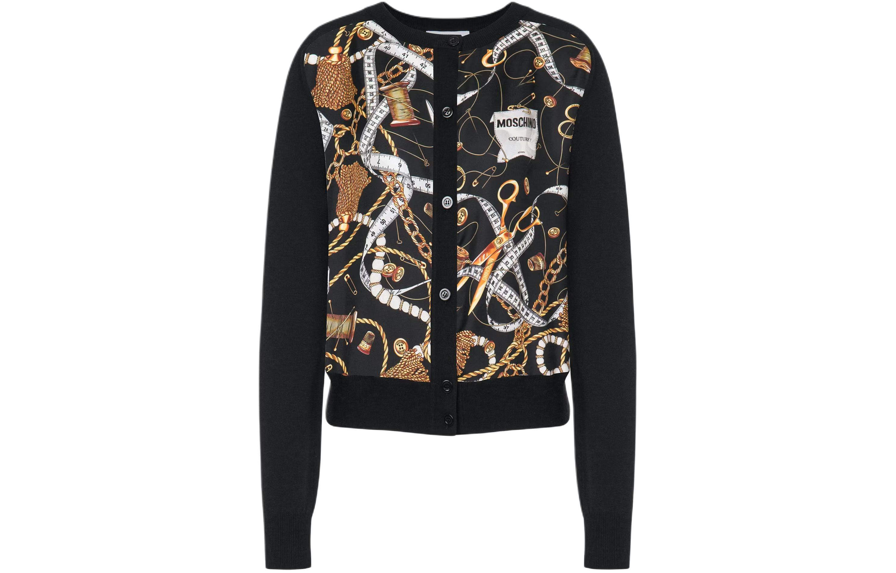 Кардиган из шерсти с цельнокроеным покроем женский черный MOSCHINO
Кардиган из шерсти с цельнокроеным покроем женский черный MOSCHINO