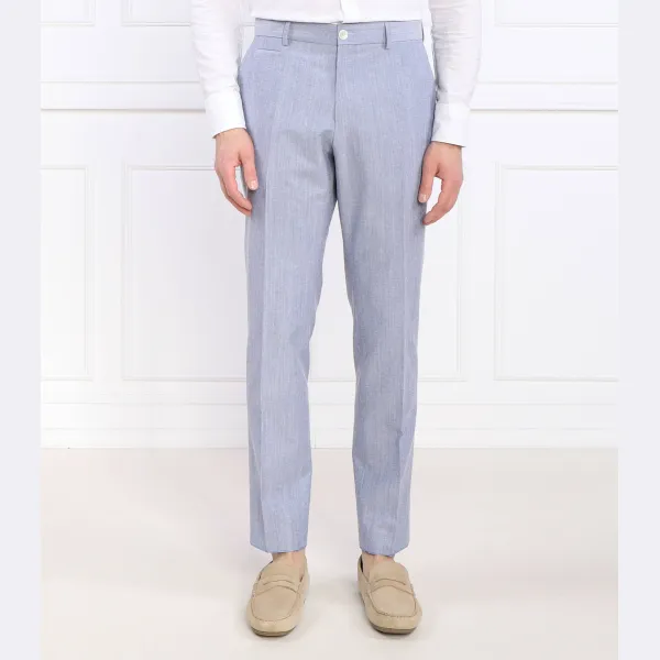 H-Genius-224 брюки узкого кроя с добавлением шерсти Boss, синий
H-Genius-224 брюки узкого кроя с добавлением шерсти Boss, синий