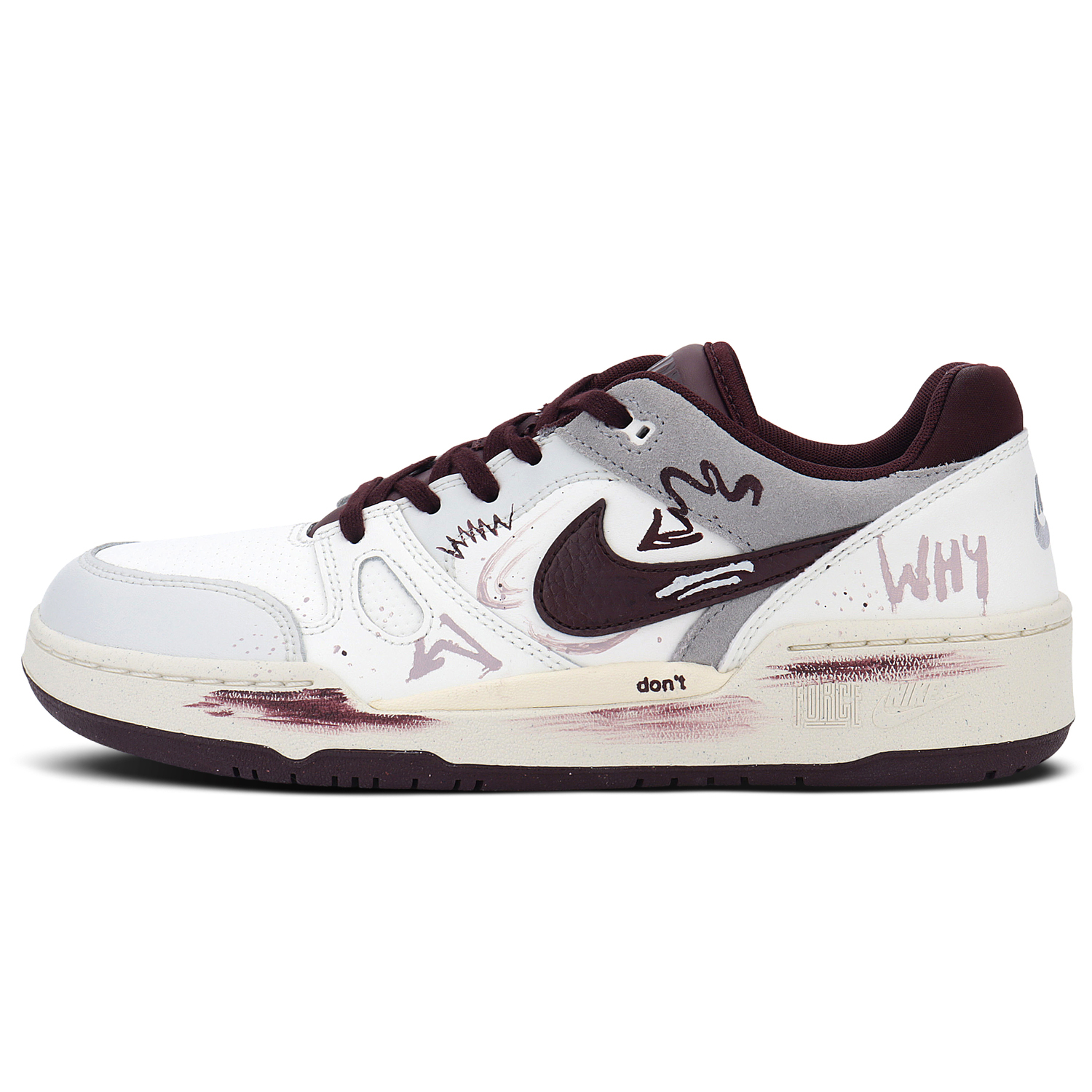 Nike Full Force Heartfelt Surge, Vintage Style, Artistic Style, Wine Red Graffiti, Minimalist Style, Versatile
Nike Full Force Heartfelt Surge, Vintage Style, Artistic Style, Wine Red Graffiti, Minimalist Style, Versatile