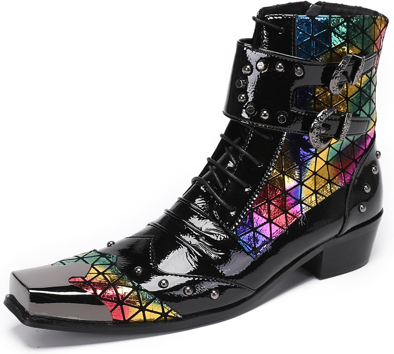 Мужские ковбойские сапоги Santimon с металлическим квадратным носком, западные кожаные челси, мужские вечерние повседневные черные классические сапоги для танцевального зала
Мужские ковбойские сапоги Santimon с металлическим квадратным носком, западные кожаные челси, мужские вечерние повседневные черные классические сапоги для танцевального зала