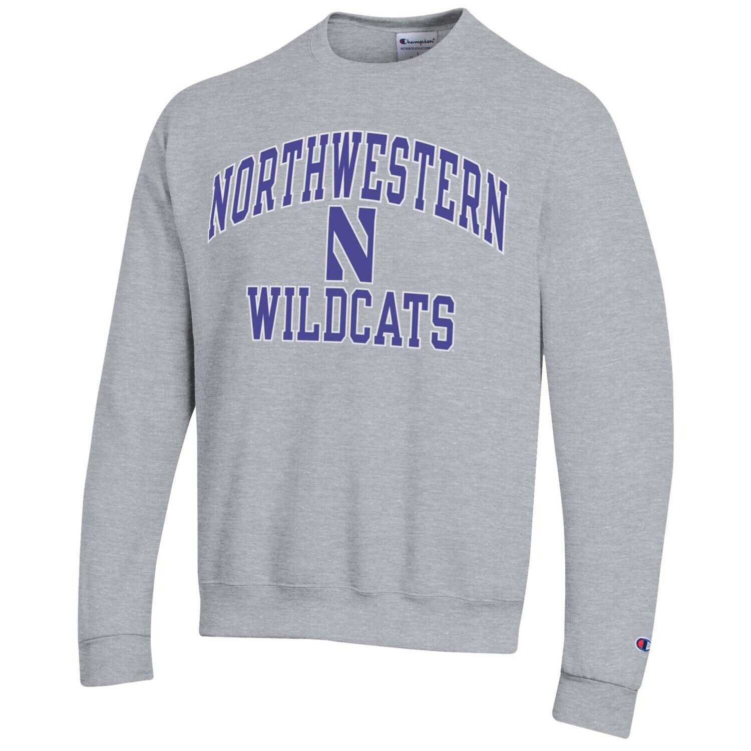 Мужской пуловер с высоким двигателем Heather Grey Northwestern Wildcats Champion
Мужской пуловер с высоким двигателем Heather Grey Northwestern Wildcats Champion