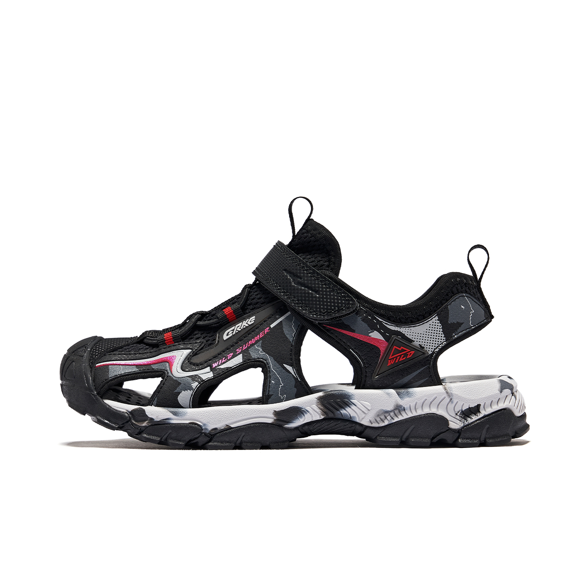 ERKE KIDS Детские сандалии Jungle 2 Breathable Quick Dry Low top Jet Black/Cinnabar Red для подростков
ERKE KIDS Детские сандалии Jungle 2 Breathable Quick Dry Low top Jet Black/Cinnabar Red для подростков